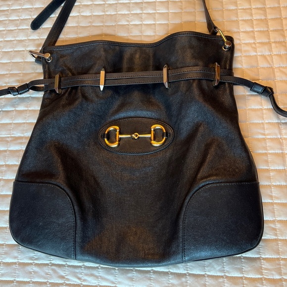 GUCCI Calfskin Horsebit 1955 Messenger Bag - Picture 9 of 16
